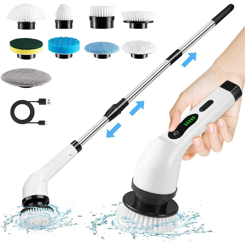 Cordless Electric Spin Scrubber Multipurpose Cleaning Brush