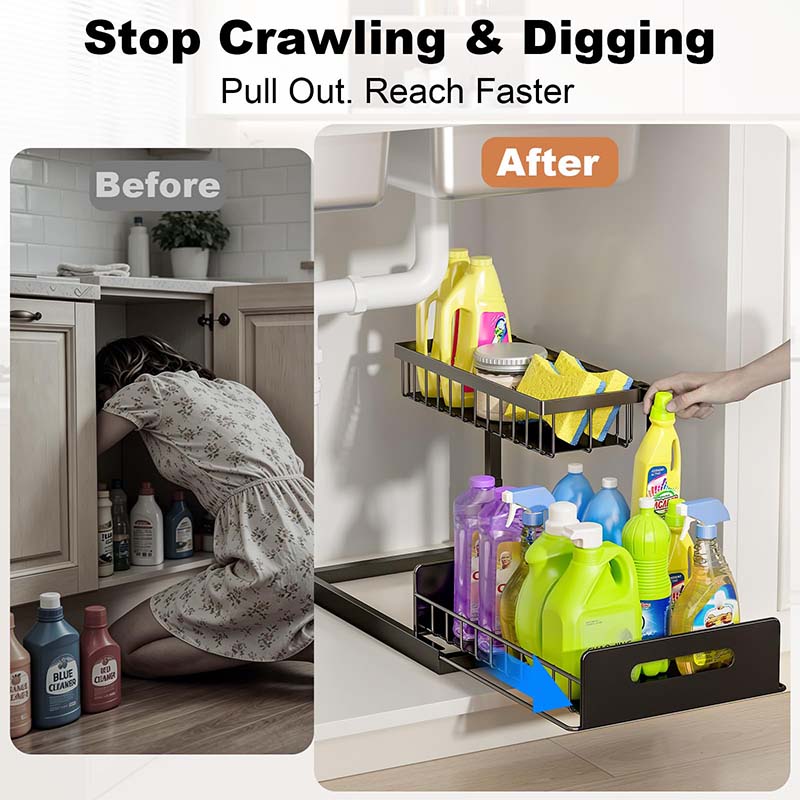 SnapFix™ Pull-Out Under-Sink Organizer
