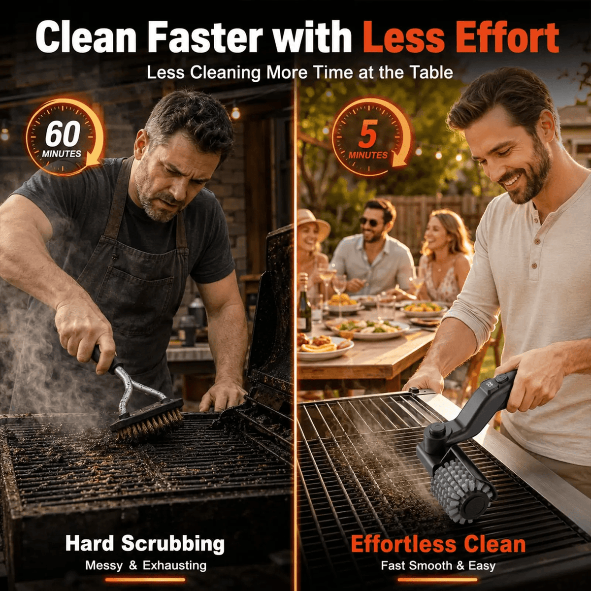 SnapFix™ Electric Grill Brush