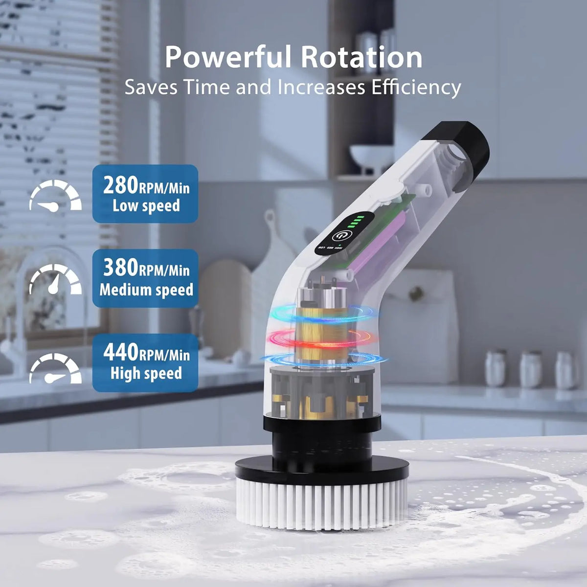 Cordless Electric Spin Scrubber Multipurpose Cleaning Brush