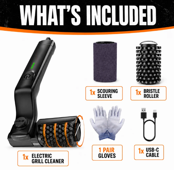 SnapFix™ Electric Grill Brush