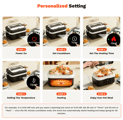 SnapFix™ Battery-Powered Heating Lunch Box